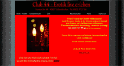 Desktop Screenshot of club44-ge.de