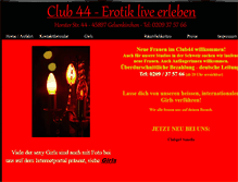 Tablet Screenshot of club44-ge.de